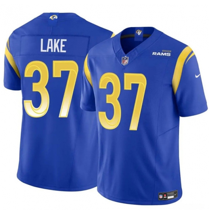 Men's Los Angeles Rams #37 Quentin Lake Blue 2025 F.U.S.E. Vapor Untouchable Football Stitched Jersey