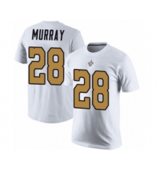 Football New Orleans Saints #28 Latavius Murray White Rush Pride Name & Number T-Shirt