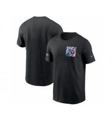 Men's Tennessee Titans Black 2023 Crucial Catch Sideline Tri-Blend T-Shirt