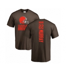 Football Cleveland Browns #22 Eric Murray Brown Backer T-Shirt