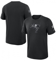 Men's Tampa Bay Buccaneers Black 2026 Salute to Service Slub T-Shirt