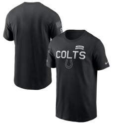 Men's Indianapolis Colts Black 2026 Salute to Service Sideline Dri-FIT T-Shirt
