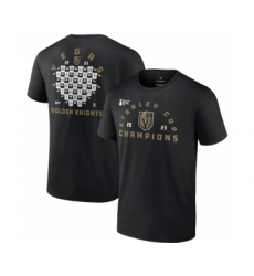 Men's Vegas Golden Knights Black 2023 Stanley Cup Champions Jersey Roster T-Shirt