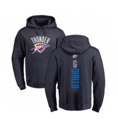 Basketball Oklahoma City Thunder #6 Hamidou Diallo Navy Blue Backer Pullover Hoodie