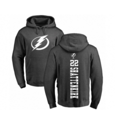 Hockey Tampa Bay Lightning #22 Kevin Shattenkirk Charcoal One Color Backer Pullover Hoodie