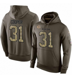 NFL Nike Chicago Bears #31 Marcus Cooper Green Salute To Service Men's Pullover Hoodie