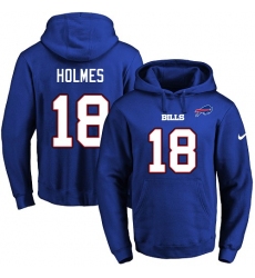 NFL Men's Nike Buffalo Bills #18 Andre Holmes Royal Blue Name & Number Pullover Hoodie