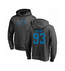 Football Carolina Panthers #93 Gerald McCoy Ash One Color Pullover Hoodie