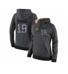 Football Women's Tampa Bay Buccaneers #19 Breshad Perriman Stitched Black Anthracite Salute to Service Player Performance Hoodie
