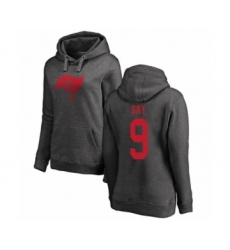 Football Women's Tampa Bay Buccaneers #9 Matt Gay Ash One Color Pullover Hoodie