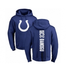 Football Indianapolis Colts #52 Ben Banogu Royal Blue Backer Pullover Hoodie
