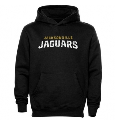 NFL Jacksonville Jaguars Faded Wordmark Hoodie - Black