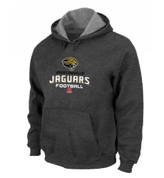 NFL Men's Nike Jacksonville Jaguars Critical Victory Pullover Hoodie - Dark Grey