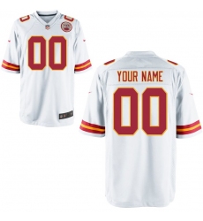 Nike Men's Kansas City Chiefs Customized Game White Jersey
