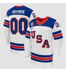 Men's USA Active Player Custom White 2026 Stitched Jersey