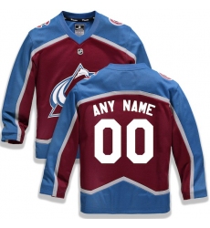 Youth Colorado Avalanche Fanatics Branded Maroon Home Replica Custom Jersey