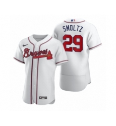 Men's Atlanta Braves #29 John Smoltz Nike White 2020 Authentic Jersey
