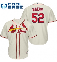 Women's Majestic St. Louis Cardinals #52 Michael Wacha Authentic Cream Alternate MLB Jersey
