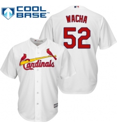 Women's Majestic St. Louis Cardinals #52 Michael Wacha Authentic White Home MLB Jersey