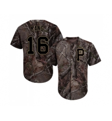 Men's Pittsburgh Pirates #16 Jung-ho Kang Authentic Camo Realtree Collection Flex Base Baseball Jersey