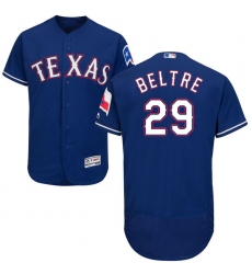 Men's Majestic Texas Rangers #29 Adrian Beltre Royal Blue Alternate Flex Base Authentic Collection MLB Jersey