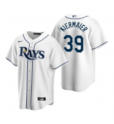 Men's Nike Tampa Bay Rays #39 Kevin Kiermaier White Home Stitched Baseball Jersey