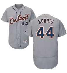 Men's Majestic Detroit Tigers #44 Daniel Norris Grey Road Flex Base Authentic Collection MLB Jersey