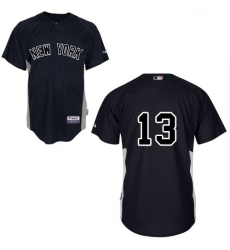 Youth Majestic New York Yankees #13 Alex Rodriguez Authentic Black MLB Jersey