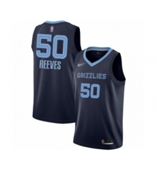 Youth Memphis Grizzlies #50 Bryant Reeves Swingman Navy Blue Finished Basketball Jersey - Icon Edition