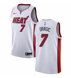 Women's Nike Miami Heat #7 Goran Dragic Authentic NBA Jersey - Association Edition