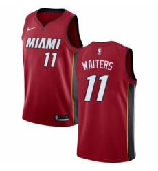 Youth Nike Miami Heat #11 Dion Waiters Swingman Red NBA Jersey Statement Edition