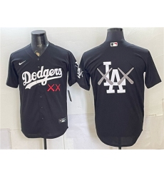 Men's Los Angeles Dodgers Black Vapor Premier Limited Stitched Baseball Jersey
