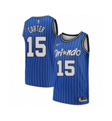 Youth Orlando Magic #15 Vince Carter Swingman Blue Hardwood Classics Basketball Jersey