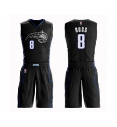 Men's Orlando Magic #8 Terrence Ross Authentic Black Basketball Suit Jersey - City Edition