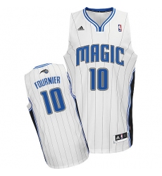 Men's Adidas Orlando Magic #10 Evan Fournier Swingman White Home NBA Jersey