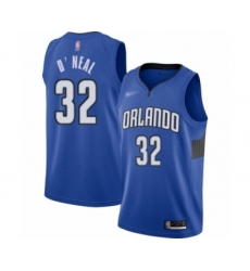Youth Orlando Magic #32 Shaquille O'Neal Swingman Blue Finished Basketball Jersey - Statement Edition