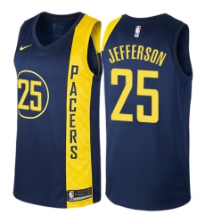 Women's Nike Indiana Pacers #25 Al Jefferson Swingman Navy Blue NBA Jersey - City Edition