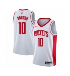 Women's Houston Rockets #10 Eric Gordon Swingman White Finished Basketball Jersey - Association Edition
