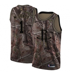 Youth Nike Houston Rockets #1 Tracy McGrady Swingman Camo Realtree Collection NBA Jersey