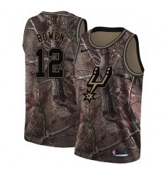 Men's Nike San Antonio Spurs #12 Bruce Bowen Swingman Camo Realtree Collection NBA Jersey