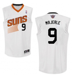 Men's Adidas Phoenix Suns #9 Dan Majerle Authentic White Home NBA Jersey