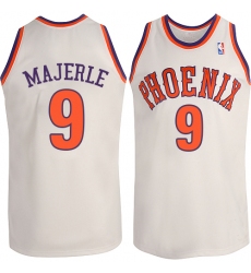 Men's Adidas Phoenix Suns #9 Dan Majerle Authentic White New Throwback NBA Jersey