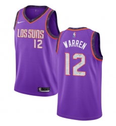 Women's Nike Phoenix Suns #12 T.J. Warren Swingman Purple NBA Jersey - 2018 19 City Edition