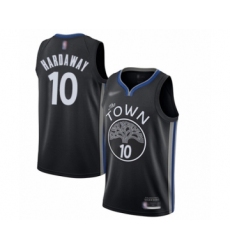 Women's Golden State Warriors #10 Tim Hardaway Swingman Black Basketball Jersey - 2019 20 City Edition