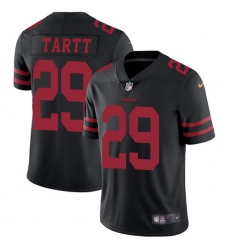 Men's Nike San Francisco 49ers #29 Jaquiski Tartt Black Vapor Untouchable Limited Player NFL Jersey