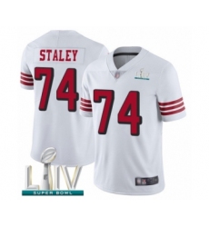 Youth San Francisco 49ers #74 Joe Staley Red Team Color Vapor Untouchable Limited Player Super Bowl LIV Bound Football Jersey