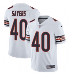Youth Nike Chicago Bears #40 Gale Sayers White Vapor Untouchable Limited Player NFL Jersey