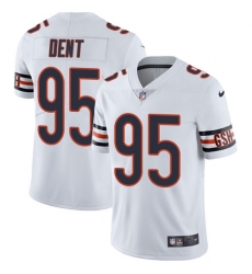 Men's Nike Chicago Bears #95 Richard Dent White Vapor Untouchable Limited Player NFL Jersey