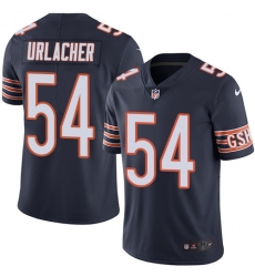 Men's Nike Chicago Bears #54 Brian Urlacher Navy Blue Team Color Vapor Untouchable Limited Player NFL Jersey