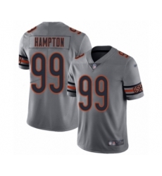 Women's Chicago Bears #99 Dan Hampton Limited Silver Inverted Legend Football Jersey